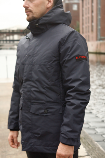 Mathori London Winter Parka Navy Blue