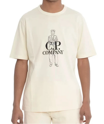CP Company 1020 Jersey British Sailor T-Shirt (Pistachio Shell)