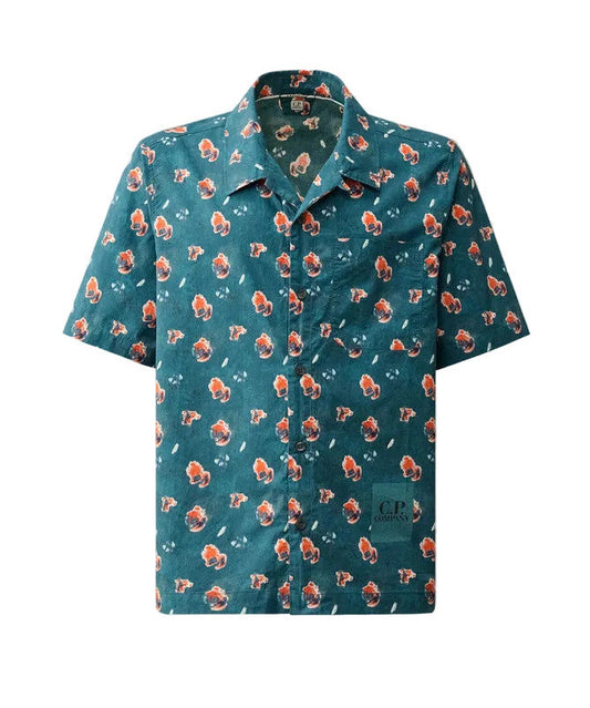 CP Company Popeline Sponged Print Shirt