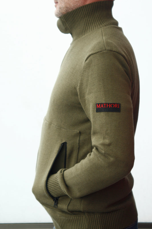 Mathori London Cardigan 26 Olive Green