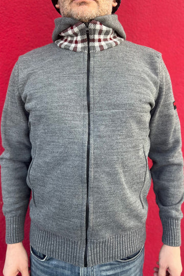 Mathori London Woolen Hoodie (Melange Grey)