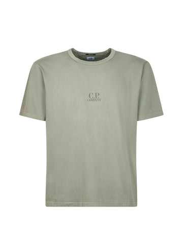 CP Company 20/1 Jersey Short Sleeve T-Shirt Grey