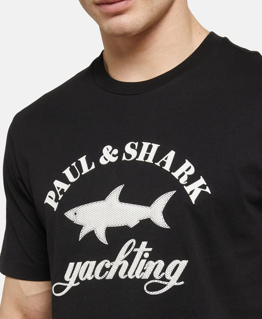 Paul & Shark Crew Neck T-Shirt Black