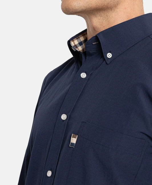 Aquascutum Active Longsleeve Shirt Navy
