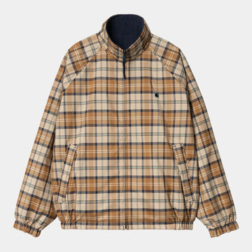 Carhartt WIP Reversible Planer Jacket (Planer Check, Wall/Air Force Blue)