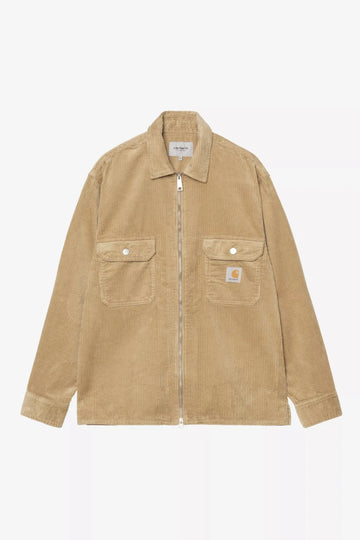 Carhartt WIP Reynold Shirt Jac ( Leather, Rinsed)