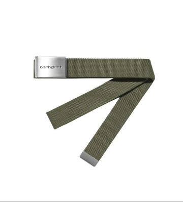 Carhartt WIP Clip Belt Chrome Khaki