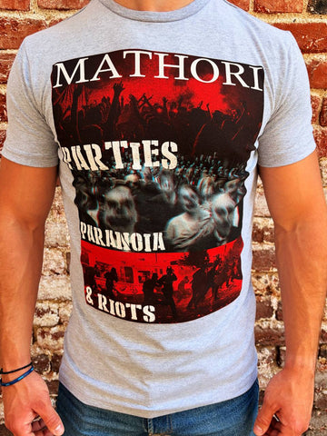 Mathori London “Urban Living” T-Shirt (Melange Grey)