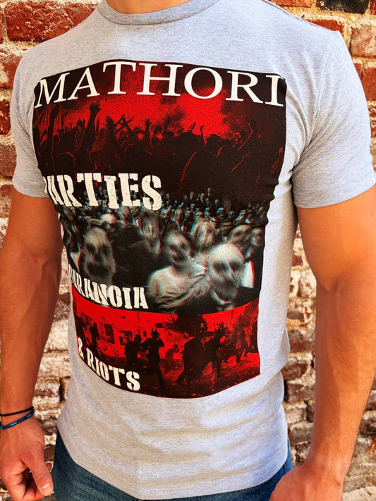 Mathori London “Urban Living” T-Shirt (Melange Grey)