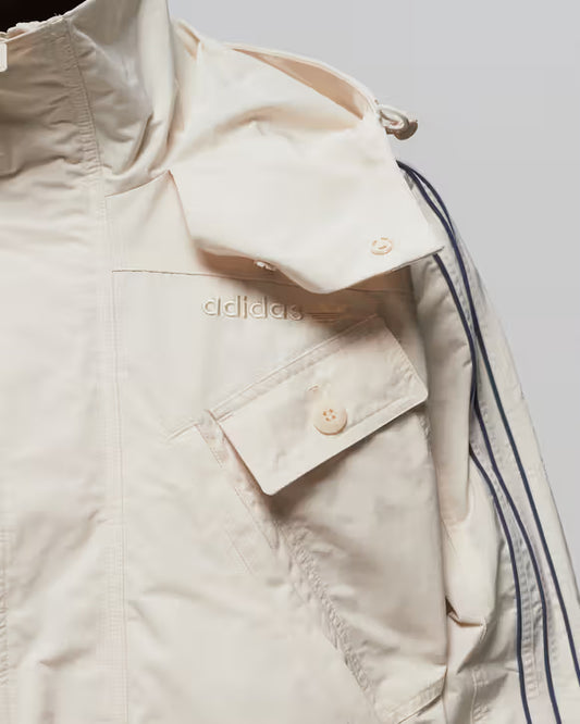 Adidas Originals Windbreaker Jacket in Cream