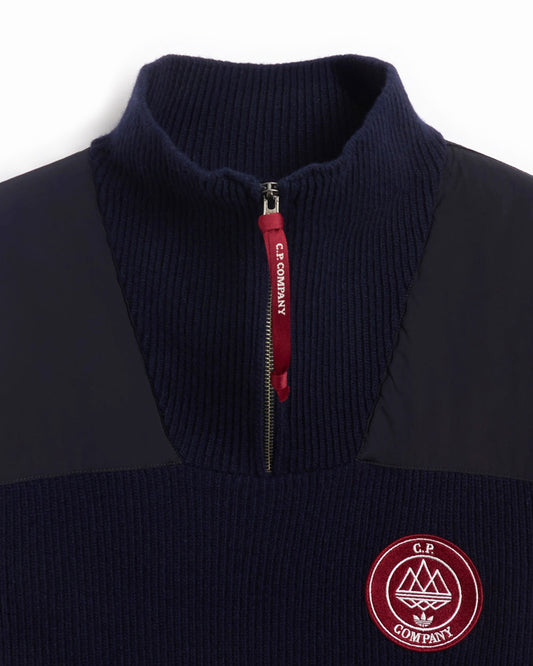 Adidas Spzl X CP Company - Half Zip Sweatshirt