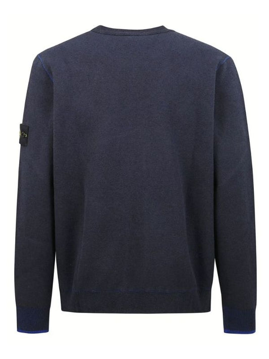 Stone Island Reversible Knit Jumper (Navy/Blue)