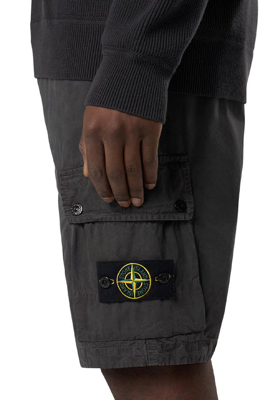Stone Island ‘OLD’ Cargo Shorts (Charcoal)