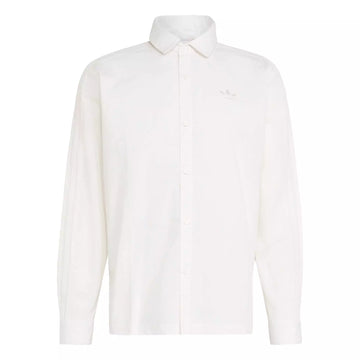 Adidas Originals 3 Stripes Button up Shirt (Cloud White)