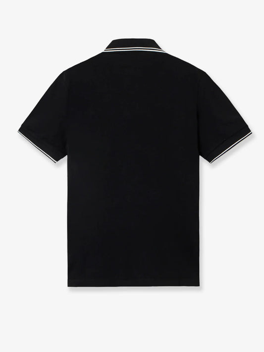 Stone Island - Cotton Pique Polo Shirt in Black