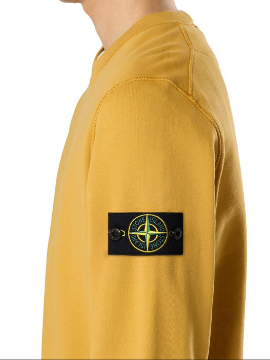 Stone Island Crewneck Sweatshirt in Mustard