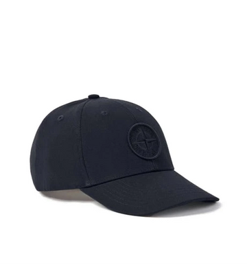 Stone Island Logo Cap Navy