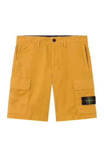 Stone Island Bermuda Shorts in Mustard