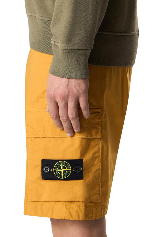 Stone Island Bermuda Shorts in Mustard
