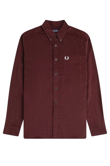 Fred Perry Needle Cord | Oxblood