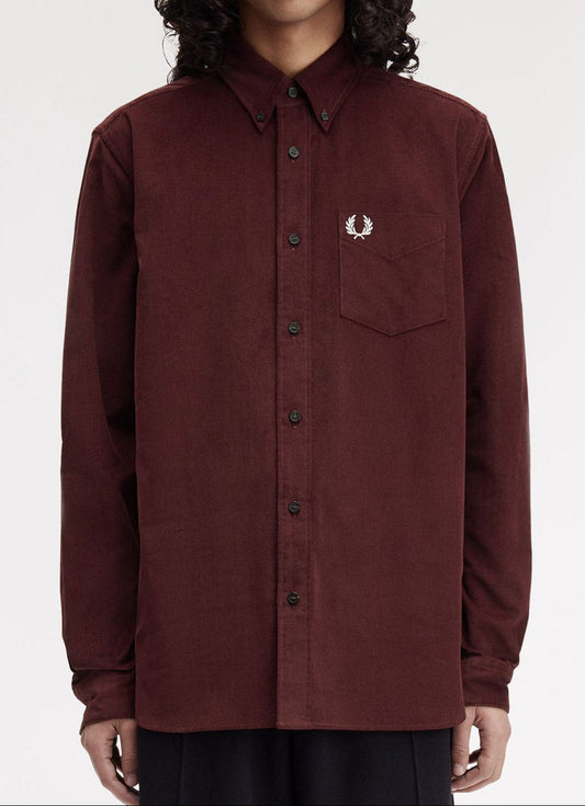 Fred Perry Needle Cord | Oxblood