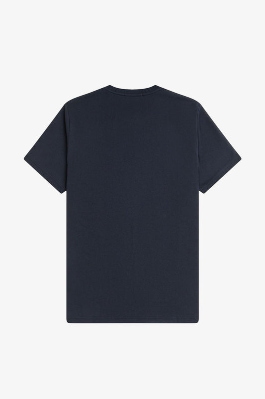 Fred Perry Monogram T-Shirt Navy