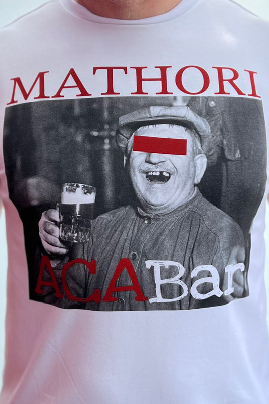 Mathori London - ACA Bar White T-Shirt