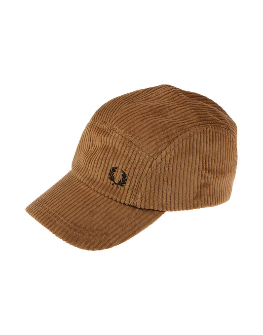 Fred Perry Chunky Corduroy Cap Brown