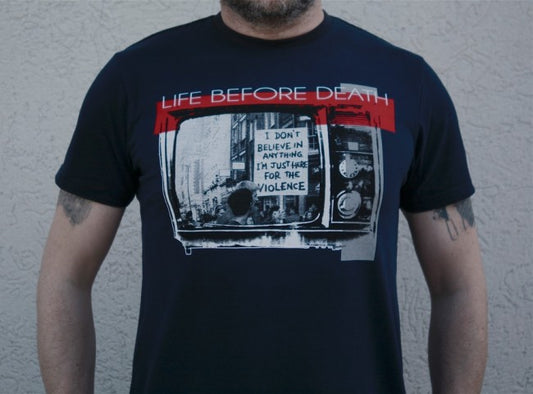 Mathori London - Life Before Death T-Shirt in Navy