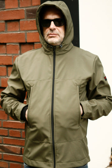 Mathori London Softshell Jacket Olive Green