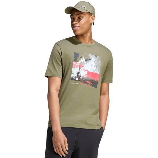 Adidas Graphic T-Shirt Khaki