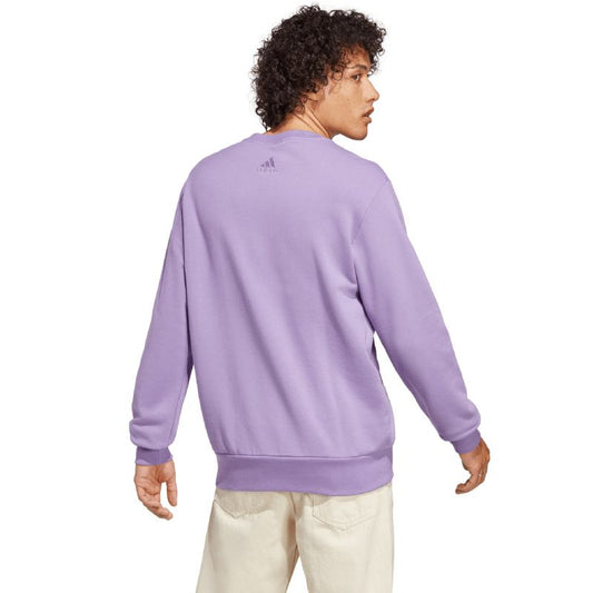 Adidas Essentials Big Logo Sweatshirt Light Purple