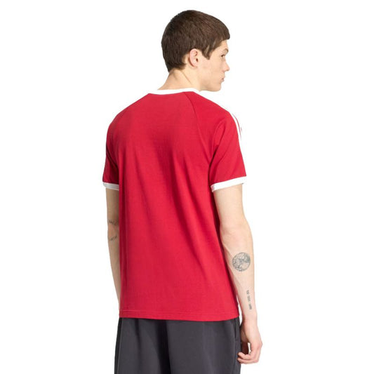 Adidas Originals Stripes T-Shirt Red
