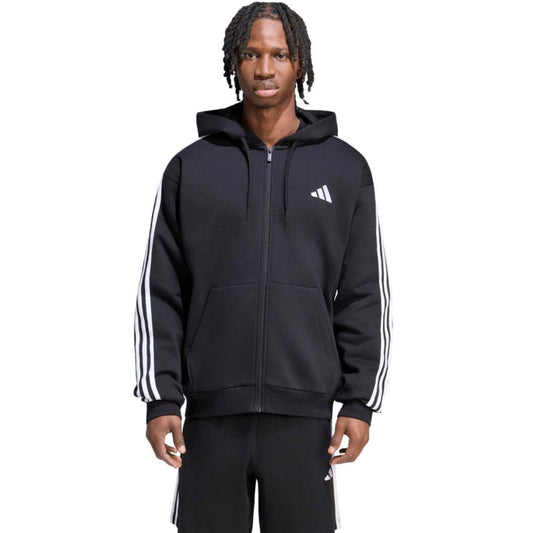 Adidas Essentials Full-Zip Hoodie Black