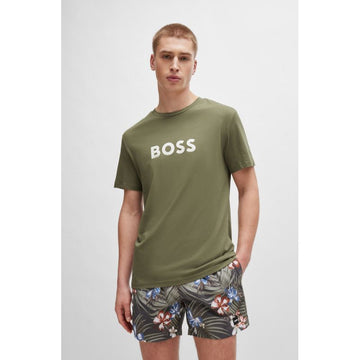 Boss RN T-Shirt in Khaki
