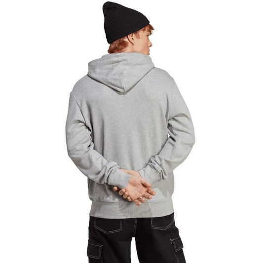 Adidas Essentials Big Logo Hoodie (Light Grey)