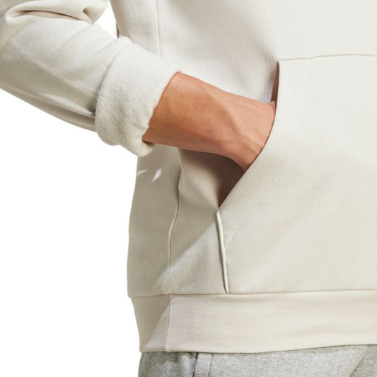 Adidas Essentials Hoodie in Cream White