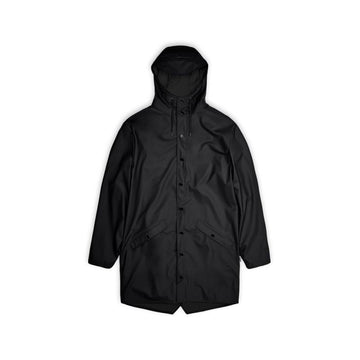 Rains Long Jacket Black