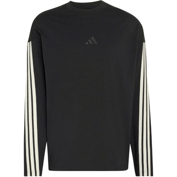 Adidas Stripes Long Sleeve T-Shirt Black KF2427