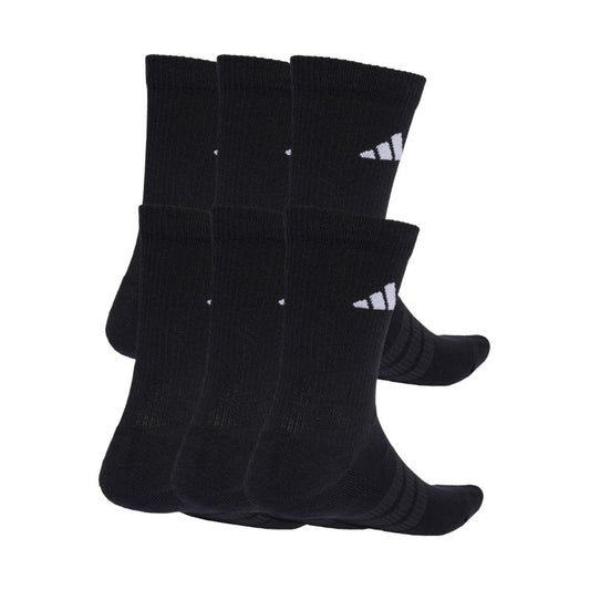 Adidas Crew Socks 6 Pairs Black
