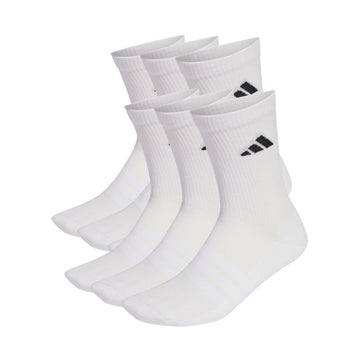 Adidas Essentials Crew Socks 6-Pack, White
