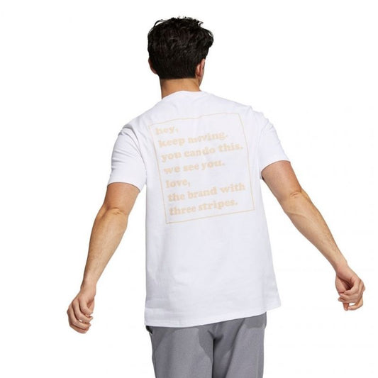 Adidas You Feel Me Tee T-Shirt in White