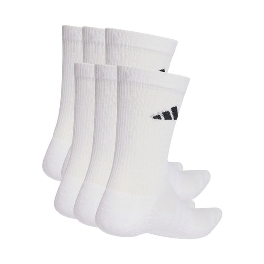 Adidas Essentials Crew Socks 6-Pack, White