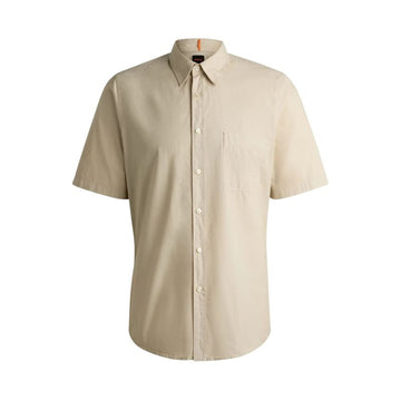 Boss Short Sleeve Shirt (Light Beige)