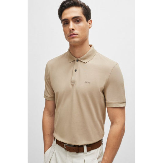 Boss Pallas Polo Shirt Beige