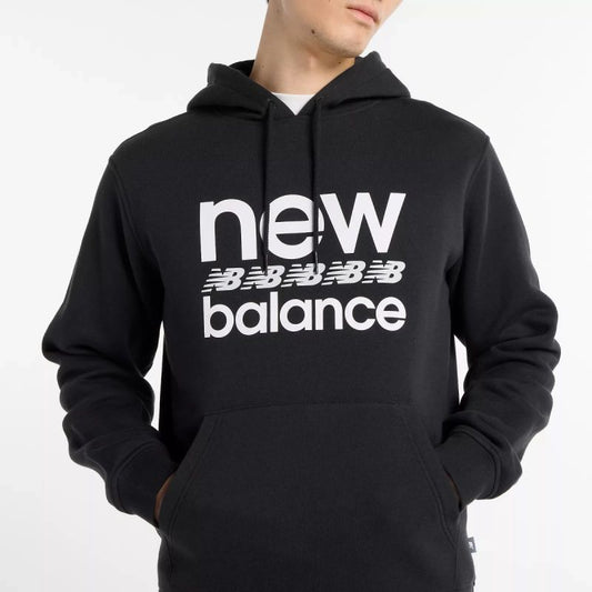 New Balance Sport Graphic Fleece Hoodie Black