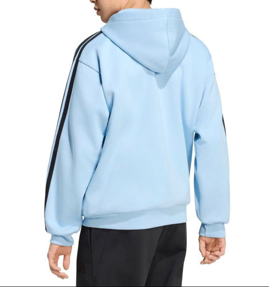 Adidas Essentials Full-Zip Hoodie Sky Blue