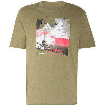Adidas Graphic T-Shirt Khaki