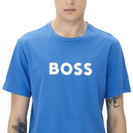 Boss Crew Neck T-Shirt Blue