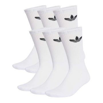 Adidas Originals Trefoil 6-Pack Socks White